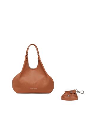 Borsa Dua in pelle grana maxi marrone GIANNI CHIARINI | BS9719RNGDBL13857